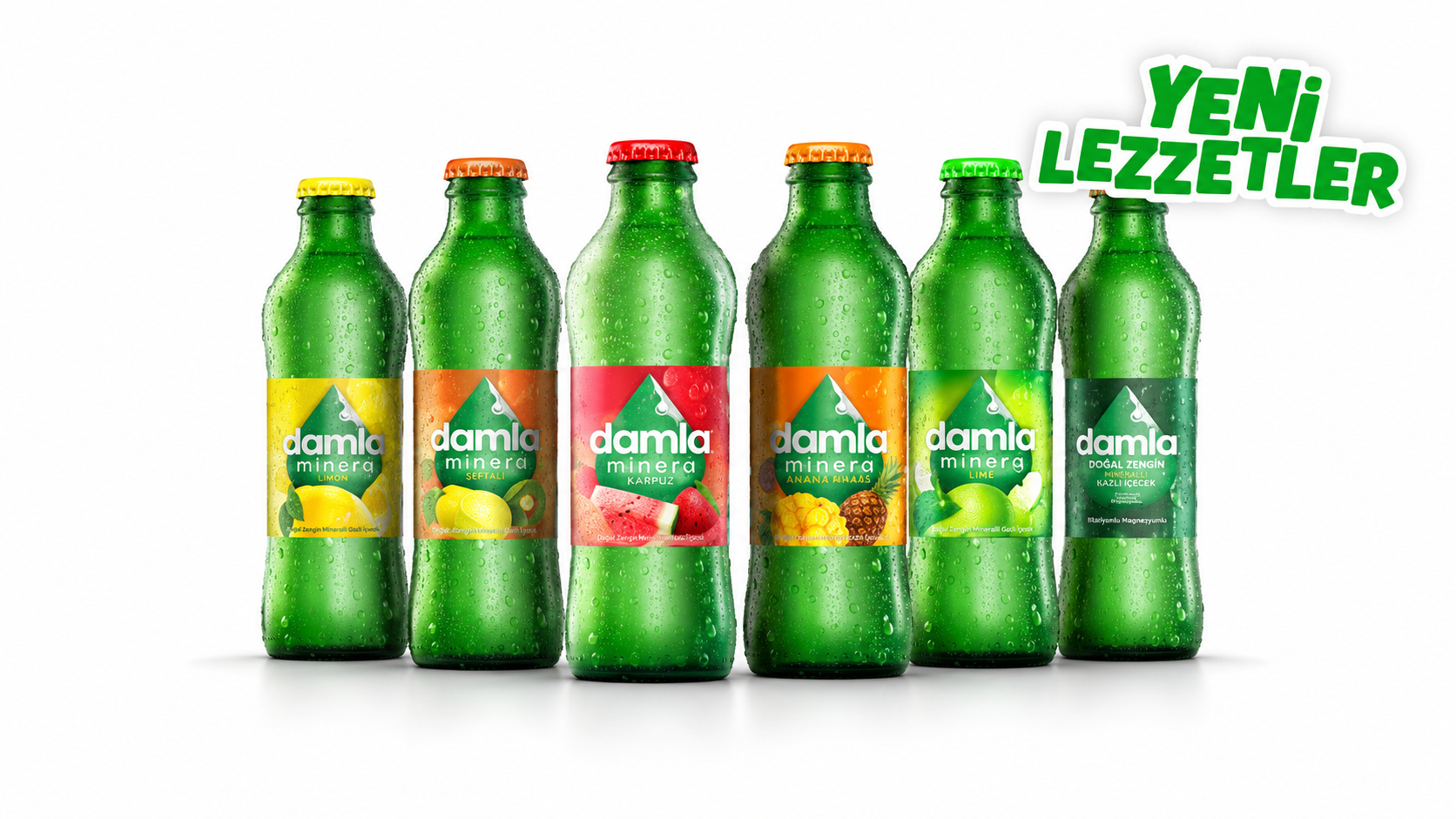 Damla Meyveli Soda Çeşitleri 200 Ml